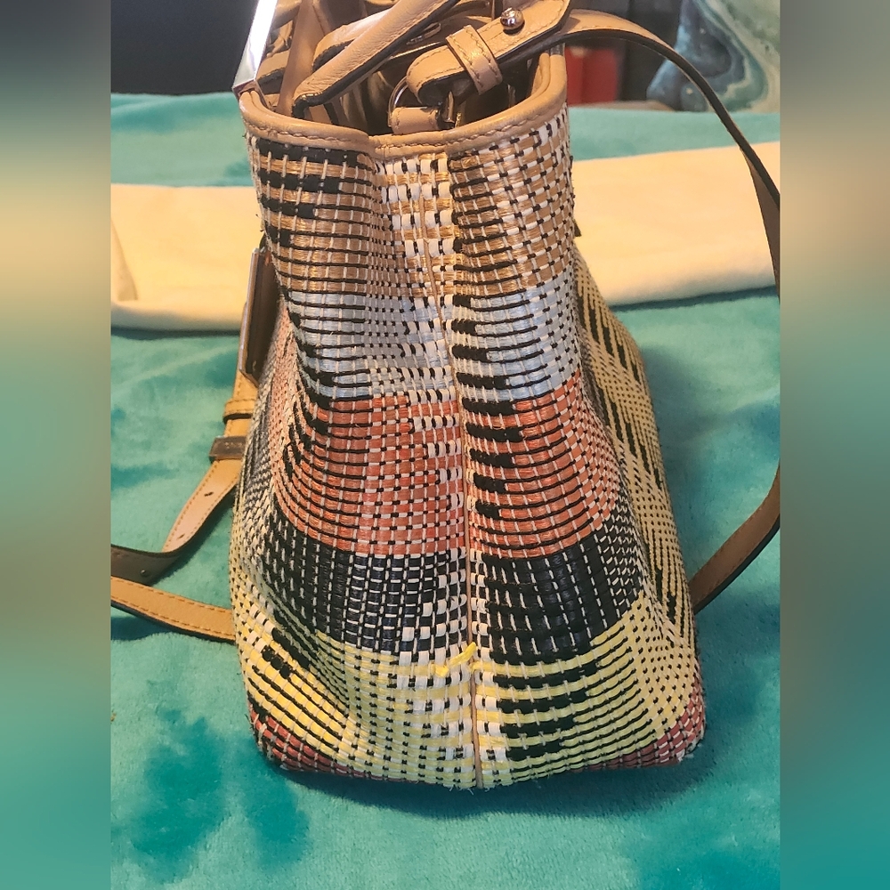 Fendi Handbag Woven Raffia Petite Includes Dustbag - Picture 15 of 17